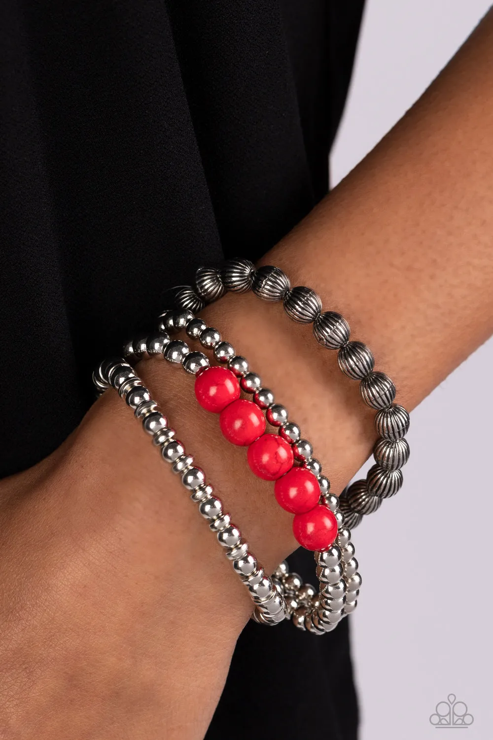 Wildland Wanderer - Red  Paparazzi Bracelet