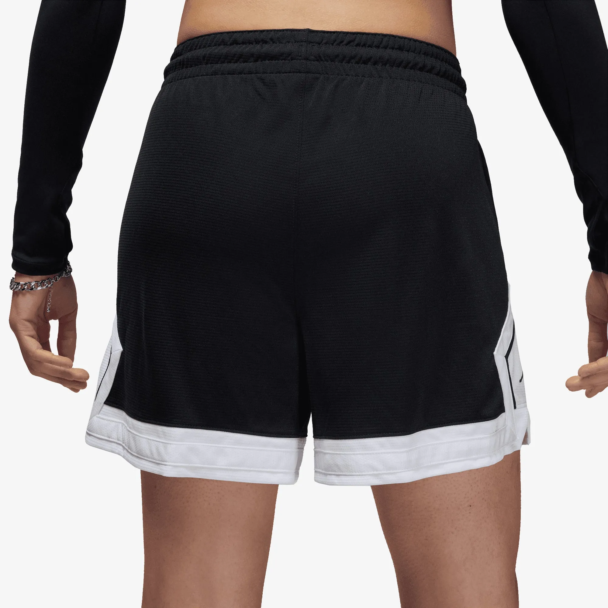 WMN'S 4 DIAMOND SHORT 'BLACK/WHITE/WHITE/BLACK'