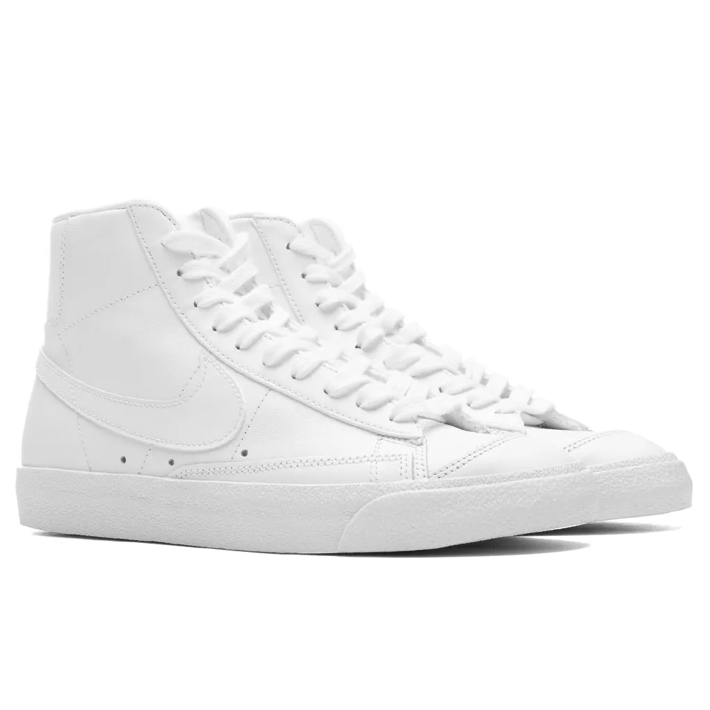 Women's Blazer Mid '77 Vintage - White/White/White