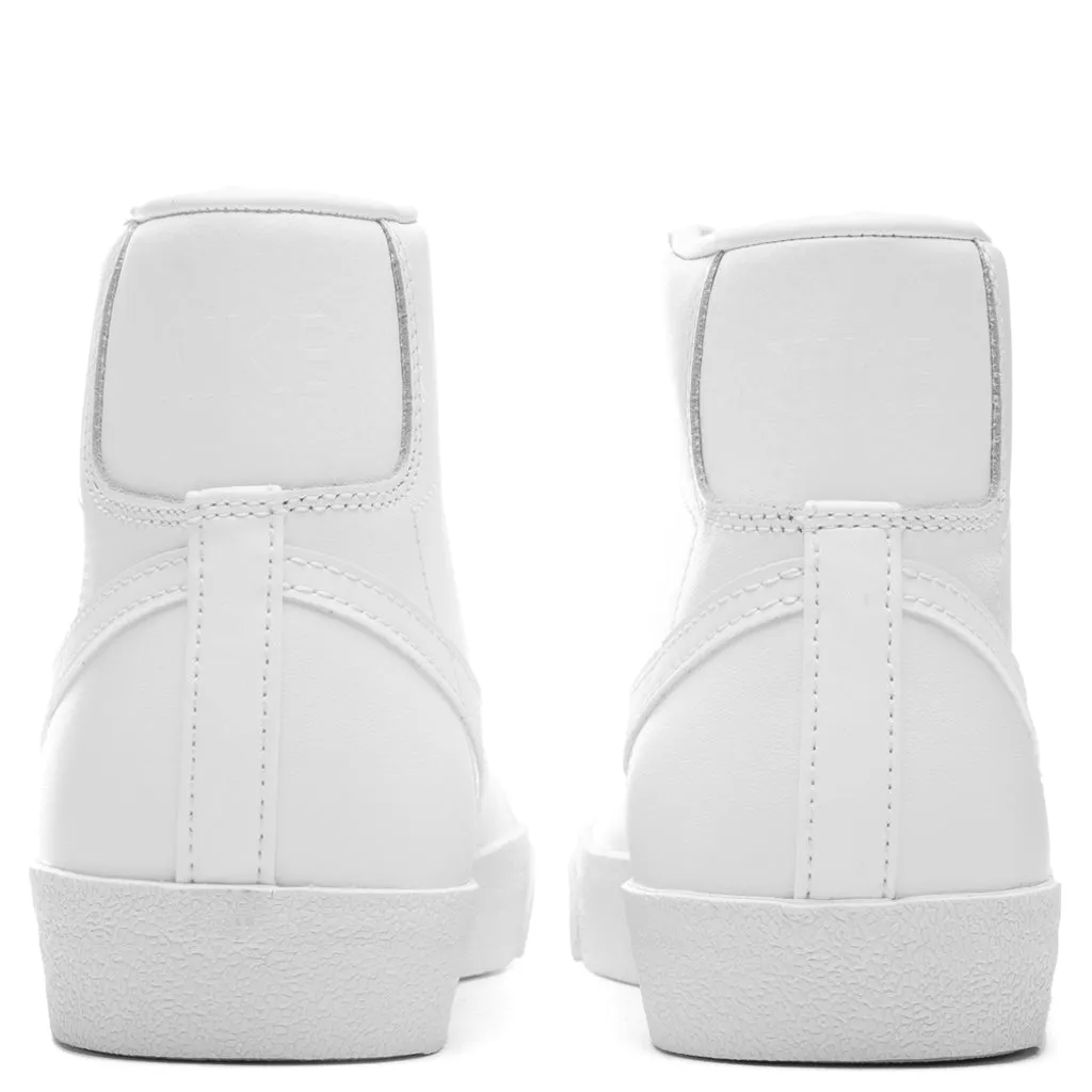 Women's Blazer Mid '77 Vintage - White/White/White