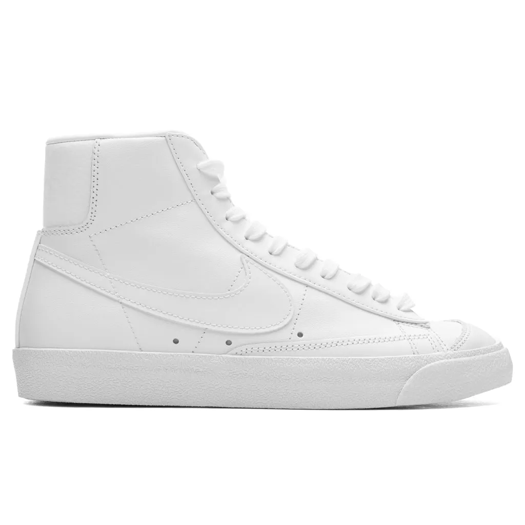 Women's Blazer Mid '77 Vintage - White/White/White