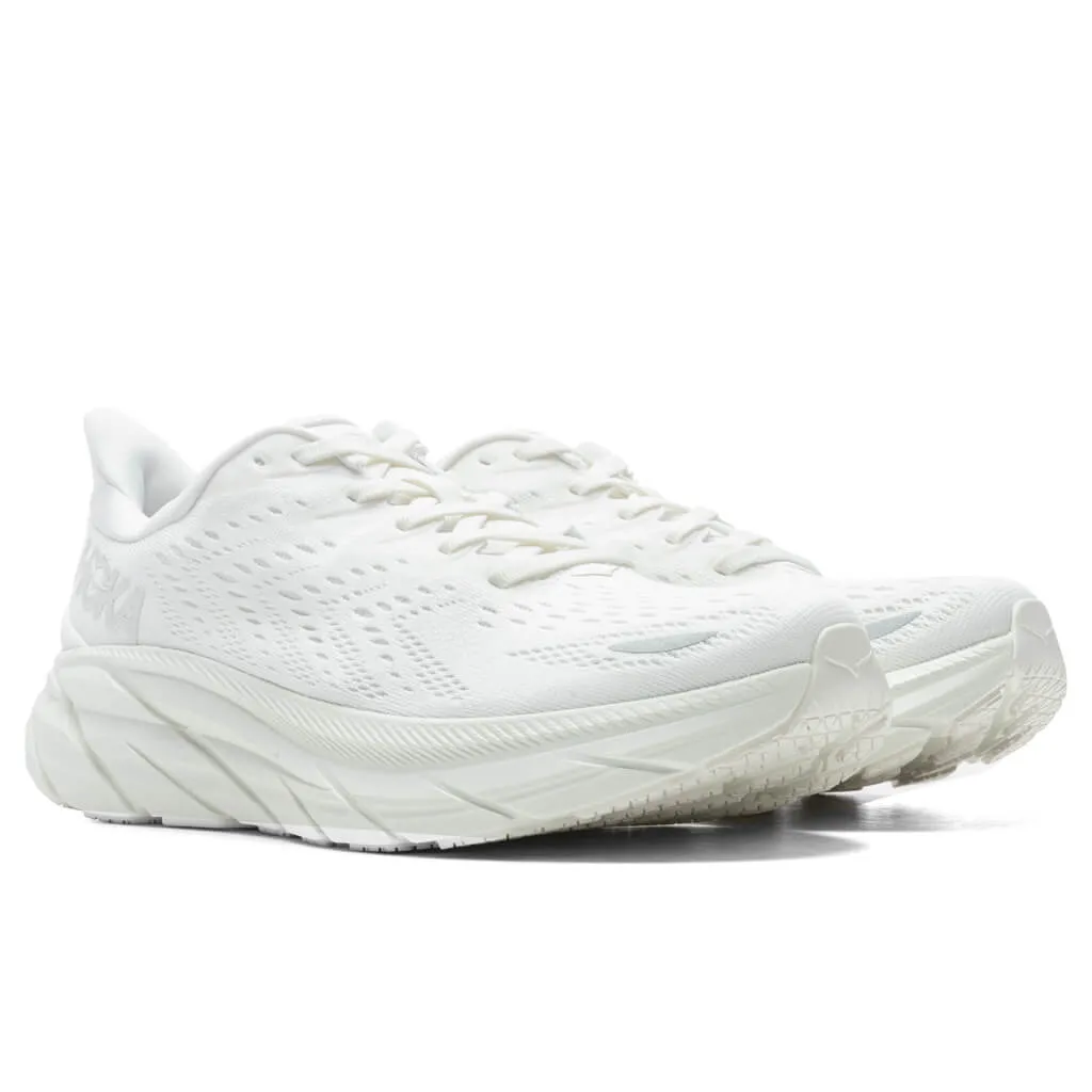 Women's Clifton 8 - White/White