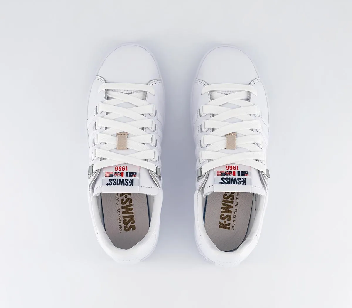 Womens K-Swiss Lozan II White White White Trainers