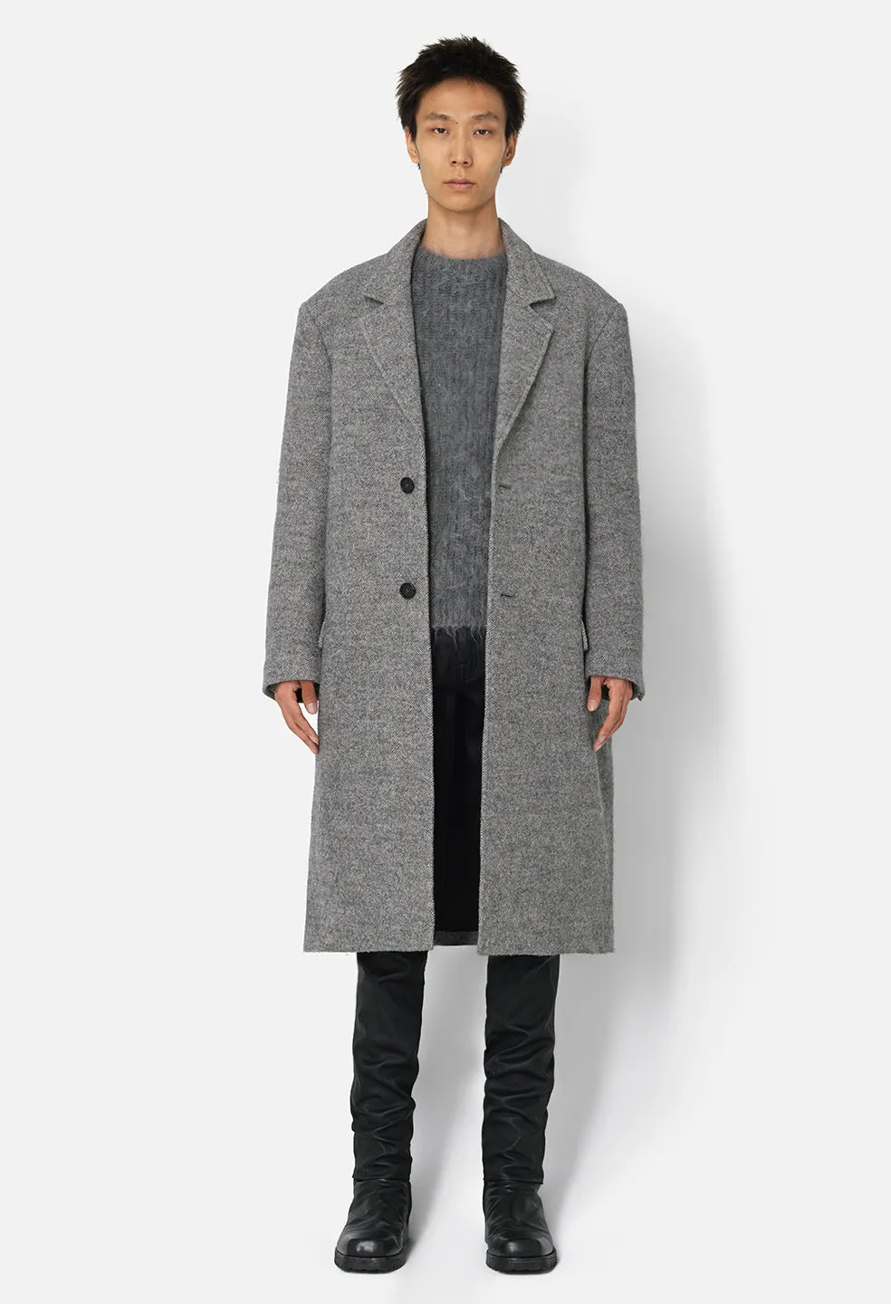 Wool Overcoat / Grey